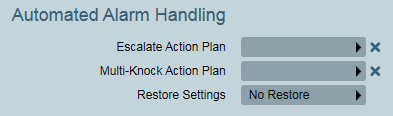 Automated Alarm Handling Options