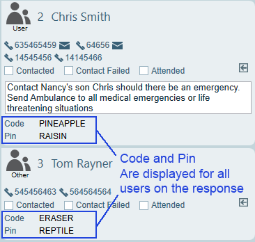 Always Display Response Passwords screenshot