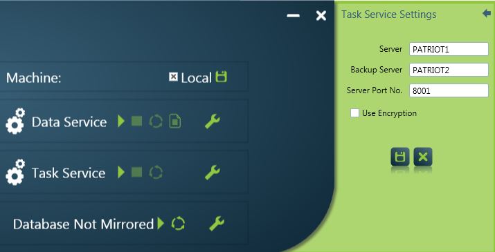 Remote Task Service Setup
