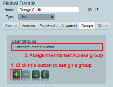 ICA User Grouping assignment