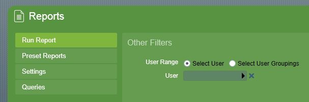 Select User or User Groupings