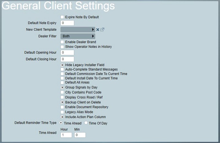 GeneralClientSettings