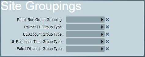 Site Group settings