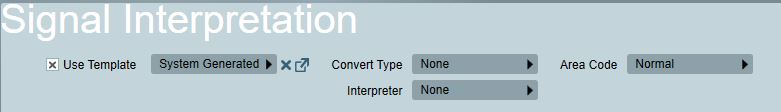 Template setting