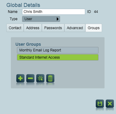 Assigning user groupings