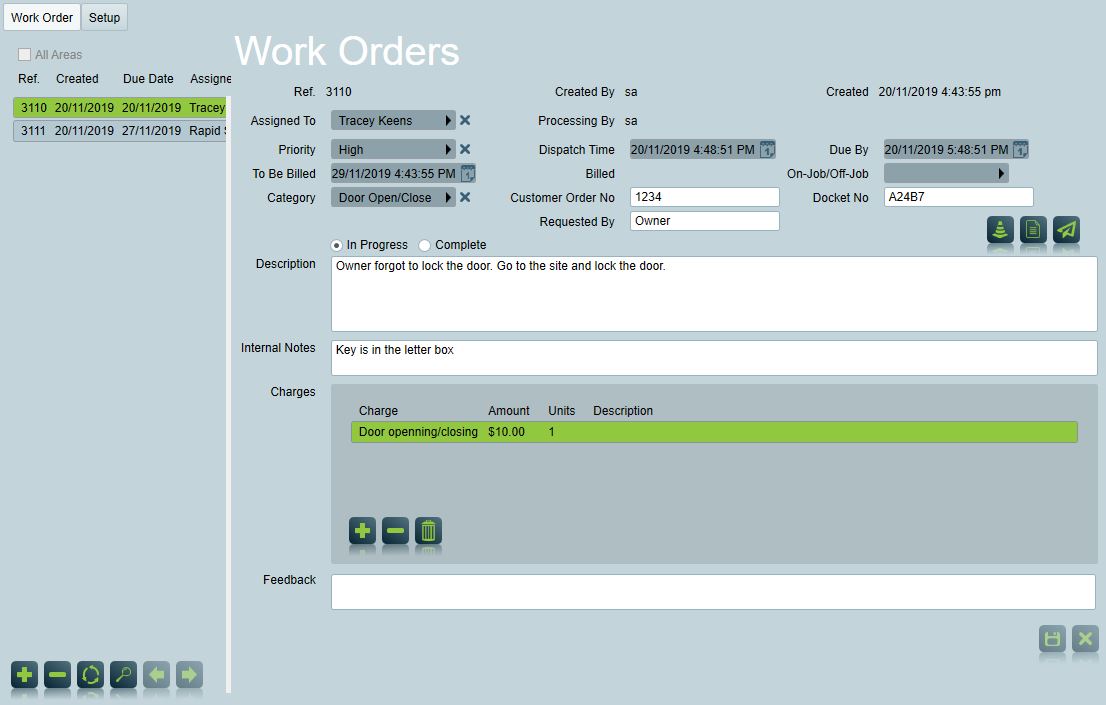 WorkOrders