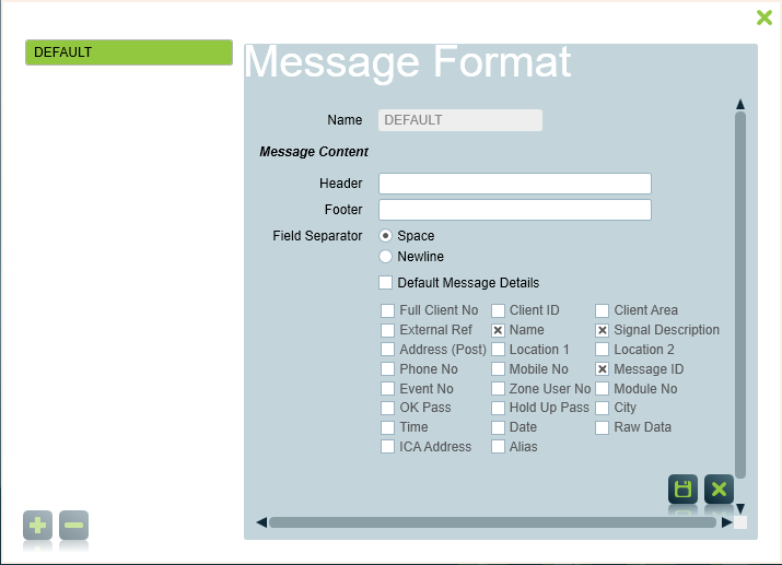 Message Formats