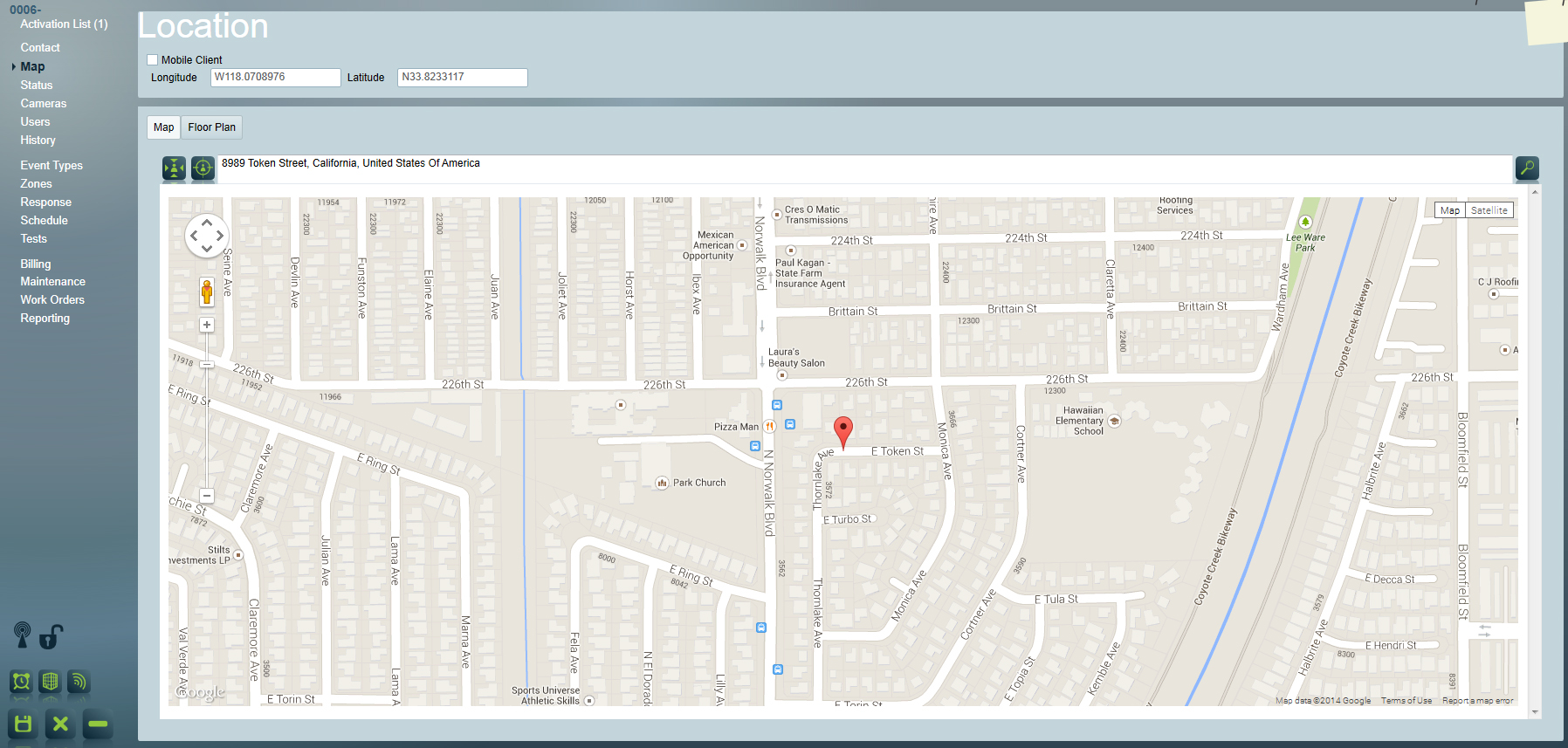 Internet Mapping Client Location