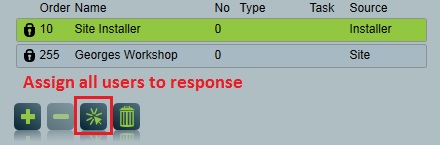 Assign All Users to Response