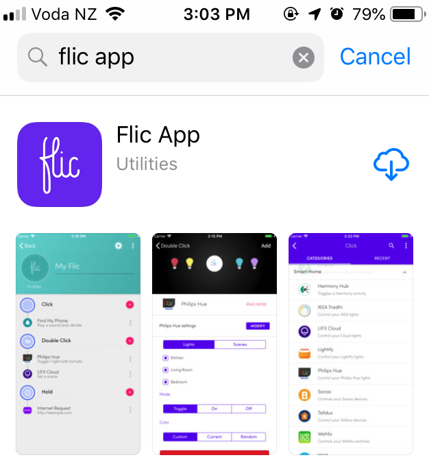Flic Button Setup - iOS